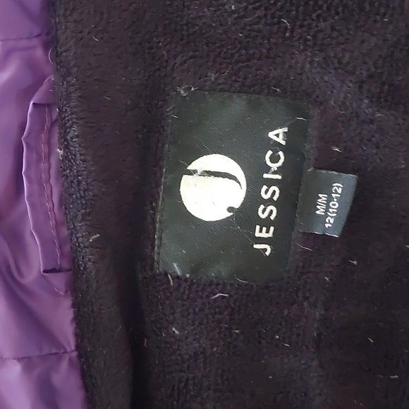 Purple coat, size M, 50% down - Picture 8 of 12